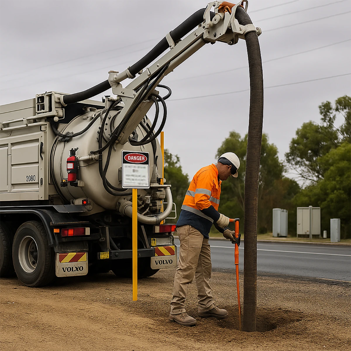 Vacuum excavation service